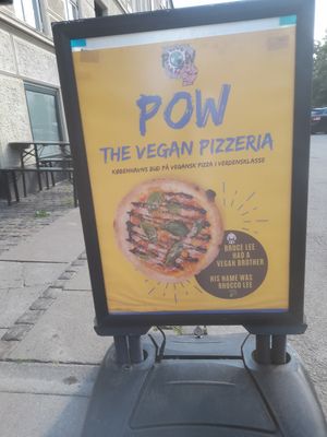 new pizza at POW - The Vegan Pizzeria in Copenhagen