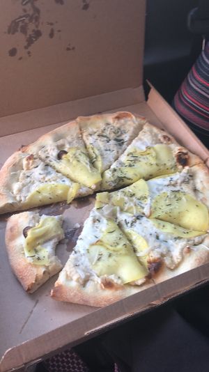 Pizzaaaaa at POW - The Vegan Pizzeria in Copenhagen