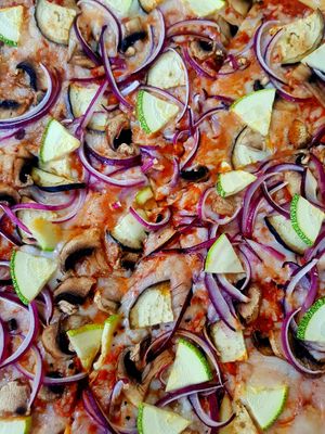 Mmmmmm at Jonny Como Pizza in Playa Del Carmen