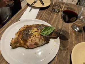 Eggplant calzone 👊🏽 at Double Zero in Venice