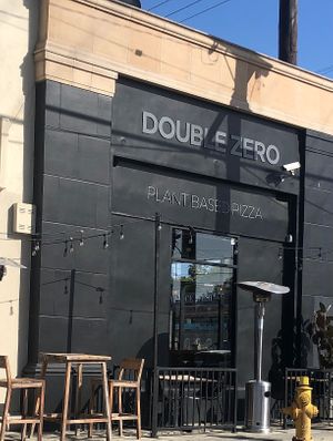 Double Zero plant based pizza is delicious 😋  at Double Zero in Venice