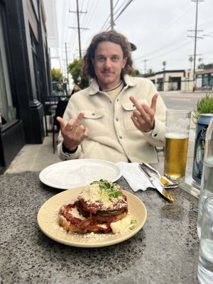 Eggplant parm  at Double Zero in Venice