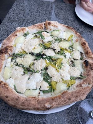 This ricotta on top was sooo good   at Double Zero in Venice