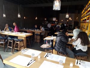 Inside at Double Zero in Venice