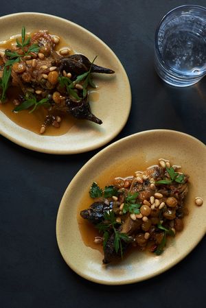 Eggplant Caponata at Double Zero in Venice