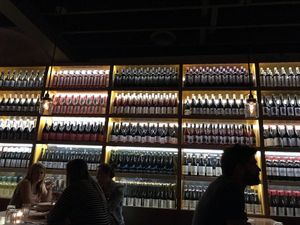 In the restaurant at Double Zero in Venice