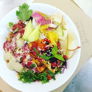 Salad at Vegano Hooligano - Bohdana in Kyiv