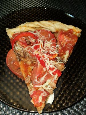 Pizza at Vegano Hooligano - Bohdana in Kyiv