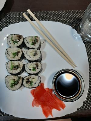 sushi at Vegano Hooligano - Bohdana in Kyiv