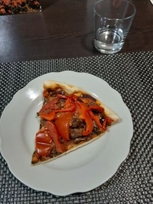 pizza at Vegano Hooligano - Bohdana in Kyiv