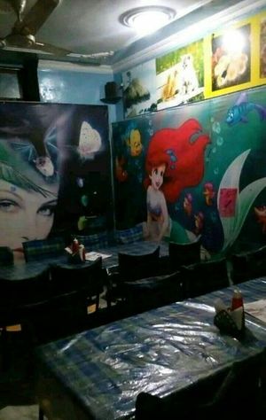 Look from inside at Hungry Hoops in Samba