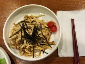 Smoked shredded tofu skin (煙燻豆皮絲, NT$40) at Hǎo Quán Chéng in Taichung