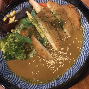 Tonkotsu curry (vegan) at Hǎo Quán Chéng in Taichung