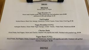 Breakfast/brunch menu  at Summerhill Country Cafe in Hartlepool