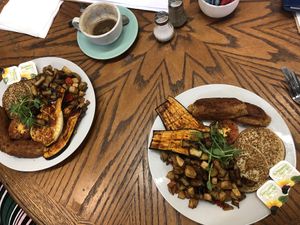 The vegan breakfast at Summerhill Country Cafe in Hartlepool