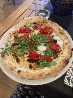 Got the vegana pizza!   at Pizzeria del Ponte in Genoa