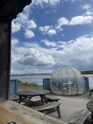   at Captain's Table in Findhorn