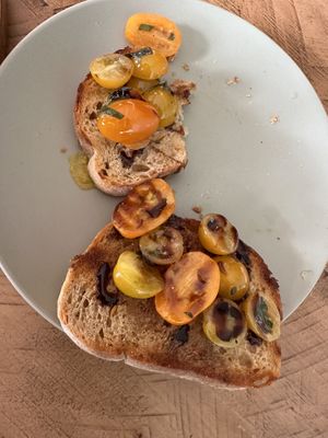 Bruschetta   at Captain's Table in Findhorn