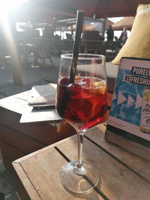 Sangria at El Niño Beach Club in The Hague