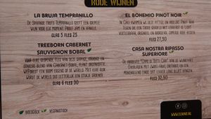 Vegan wines at El Niño Beach Club in The Hague