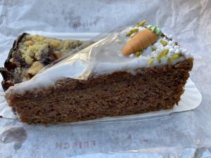 Carrot cake at Das Rieberg in Karlsruhe