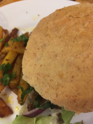 Hamburguesa de lenteja at Koala Express in Chihuahua