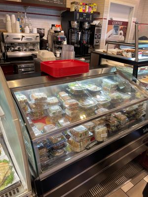 Vegan options are pre prepared here at JFK - Mezze - T8 in Jamaica