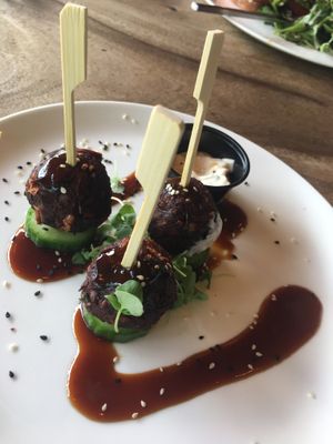 Vegan impossible lollipops  #Veganuary at Milk Money in Fort Lauderdale
