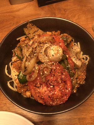 Vegan pasta bolognese- soo yummy 🤤   at Milk Money in Fort Lauderdale