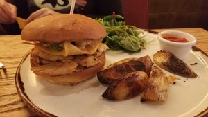 Mexican Vegan Burguer at Margarito in Bilbao