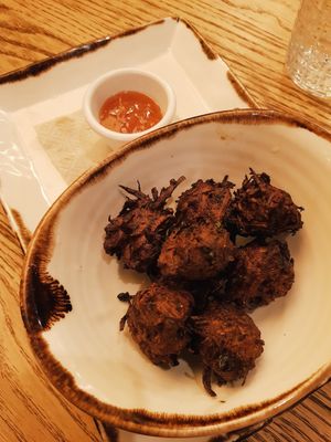 Vegan balls at Margarito in Bilbao