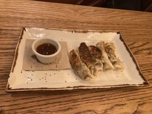 Gyozas at Margarito in Bilbao