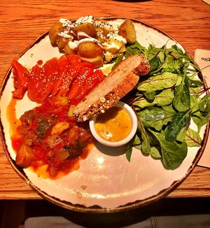 Market Food plate  at Margarito in Bilbao