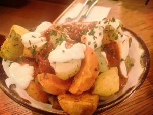 Tubérculos asados at Margarito in Bilbao