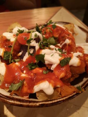 Tuberculos bravas at Margarito in Bilbao
