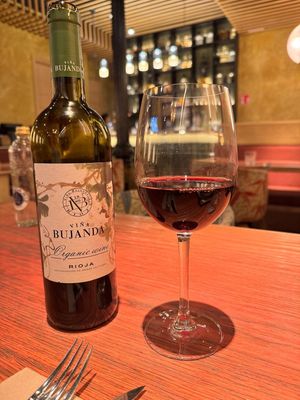 Organic Rioja red wined at Margarito in Bilbao