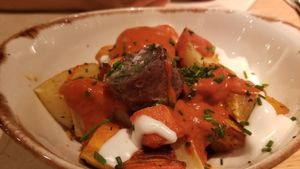 Tuberculos bravos at Margarito in Bilbao