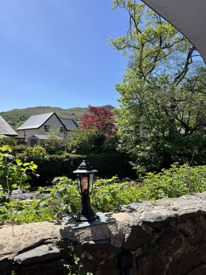 View from terrace   at Hebog in Caernarfon