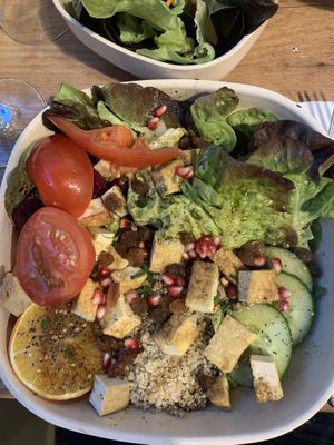 Tofu bowl  at La Cantine in Honfleur