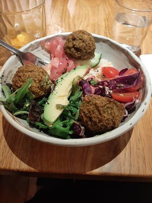 Falafel Bowl at La Cantine in Honfleur
