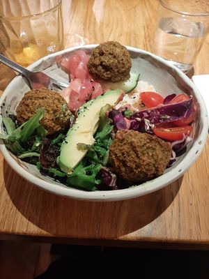 Falafel Bowl at La Cantine in Honfleur