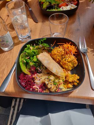 Falafel Bowl at La Cantine in Honfleur