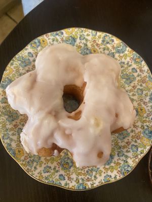 Pineapple and coconut donut  at Ruro's Cocina Urbana & Soy Veggie in Tijuana