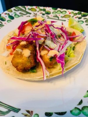 Tofu taco at Ruro's Cocina Urbana & Soy Veggie in Tijuana