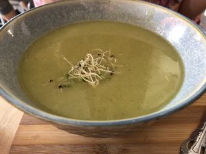 Soup at Ruro's Cocina Urbana & Soy Veggie in Tijuana