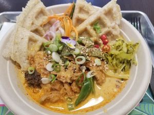 Delicious banana curry at YAY! THAI in Saskatoon