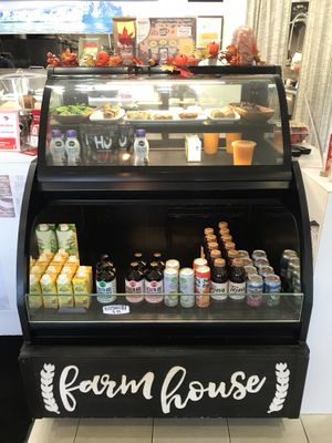 Cold Case at Protein Plants Cafe in Orange