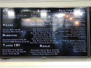 Menu 2 at Protein Plants Cafe in Orange