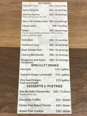 Catering 2 at Protein Plants Cafe in Orange