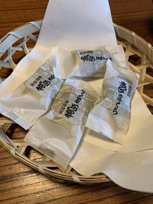Sweets on arrival  at Kashiwaya Ryokan in Gunma